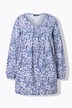 Shirt, A-linje og pyntelæg, carré-udskæring, lange ærmer