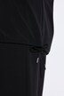 Chemisier en jersey à col chemise et manches longues, base élastique