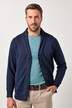 JP1880 Sweatjacke, Schalkragen, Knopfleiste, Kängurutasche, bis 8 XL
