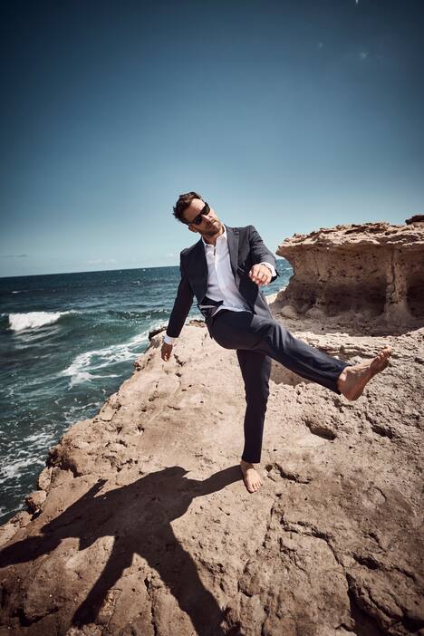 Pantalon JP 1880 FLEXNAMIC®, collection Business. Gamme modulaire Rio. Lavable et infroissable - jusqu'à la taille 74/38