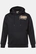 JP1880 hoodie, breast print, hood, kangaroo pocket, up to 8 XL