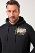 JP1880 hoodie, breast print, hood, kangaroo pocket, up to 8 XL