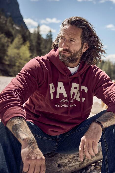 JP1880 Hoodie, Stickerei, Badges, Kängurutasche, bis 8 XL