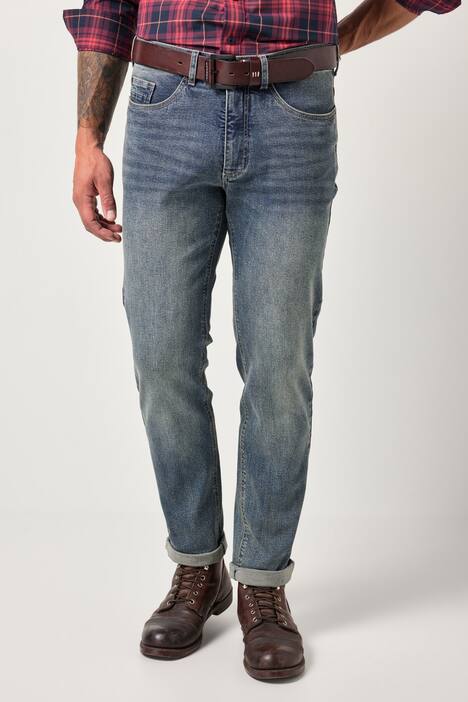 Jean JP 1880 style vintage, 5 poches, tissu denim finition FLEXNAMIC®, coupe Straight Fit tendance - jusqu'à la taille 74