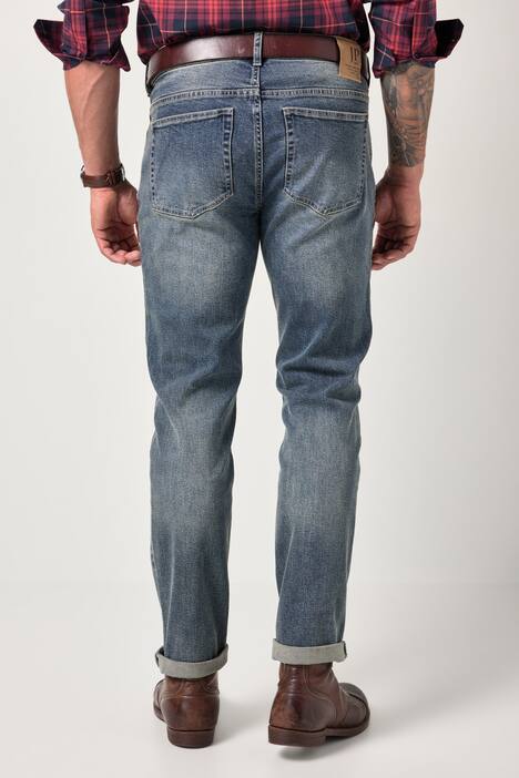 Jean JP 1880 style vintage, 5 poches, tissu denim finition FLEXNAMIC®, coupe Straight Fit tendance - jusqu'à la taille 74