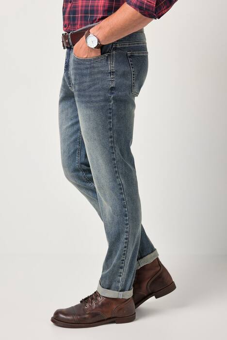 Jean JP 1880 style vintage, 5 poches, tissu denim finition FLEXNAMIC®, coupe Straight Fit tendance - jusqu'à la taille 74