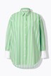Chemisier rayé oversize, manches longues