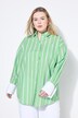 Chemisier rayé oversize, manches longues