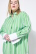 Chemisier rayé oversize, manches longues