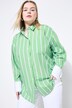 Chemisier rayé oversize, manches longues