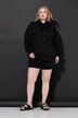 Hoodie, Oversize Shape, Kapuze, Zierperlen