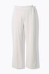 Pantalon en molleton, jambe large et droite, passepoils et taille élastique