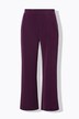 Pantalon en molleton, jambe large et droite, passepoils et taille élastique