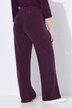 Pantalon en molleton, jambe large et droite, passepoils et taille élastique