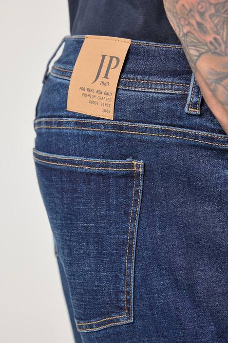 JP1880 jeans, denim, FLEXNAMIC®, toelopende Loose-Fit, 5-pocket, tot maat 72