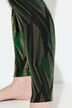 Legging-collant motif animal, matière brillante