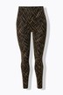 Leggings di calza con fantasia e glitter