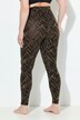 Leggings di calza con fantasia e glitter