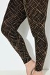 Leggings di calza con fantasia e glitter
