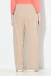 Cord-Schlupfhose Rose, weites Bein, Elastikbund