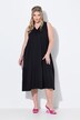 Midi dress, A-line, cupromix jersey, hem flounce