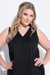 Midi dress, A-line, cupromix jersey, hem flounce