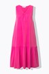 Midi dress, A-line, cupromix jersey, hem flounce
