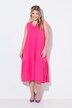 Midi dress, A-line, cupromix jersey, hem flounce