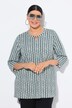 Shirt, grafische print, A-lijn, ronde hals, 3/4-mouw