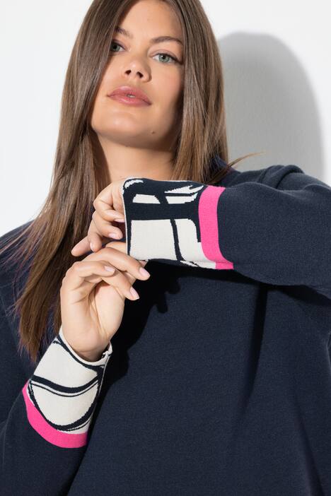 Strikkegenser, turtleneck, lange ermer