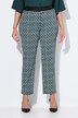 Jersey broek Sienna, grafische print, slim, elastische tailleband