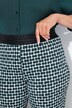 Jersey broek Sienna, grafische print, slim, elastische tailleband