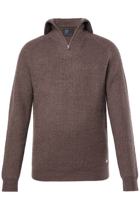 Úpletový troyer JP1880, límeček se zipem, do 7XL