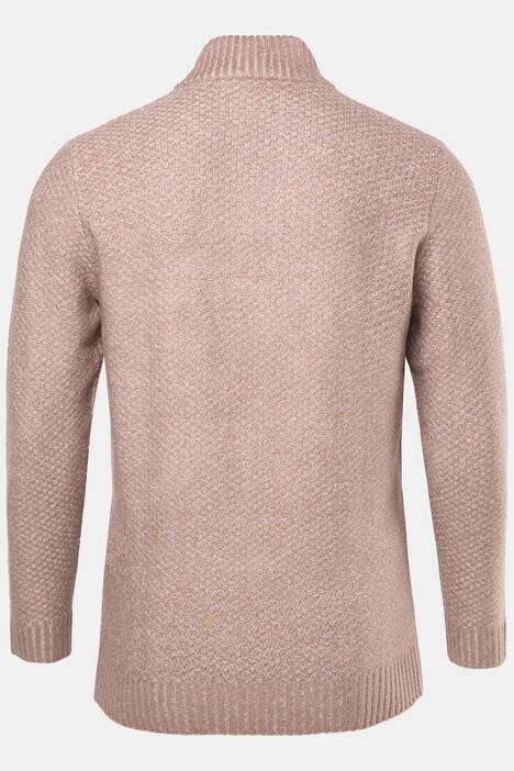 Maglione polo JP1880 in maglia lavorata con CashmereTouch e scollo con abbottonatura, fino alla tg. 7XL