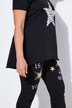 T-shirt, A-line, sequin star