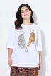 T-shirt, boxy fit, tiger, 3/4 sleeves