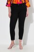 Jeans, slim fit, zoom met siersteentjes, glanzende strik