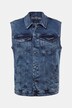 Men+ denim bodywarmer, knoopsluiting, tot 8XL
