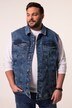 Men+ denim bodywarmer, knoopsluiting, tot 8XL