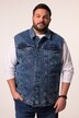 Men+ denim bodywarmer, knoopsluiting, tot 8XL
