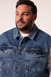 Men+ denim bodywarmer, knoopsluiting, tot 8XL