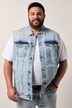 Men+ denim bodywarmer, knoopsluiting, tot 8XL