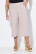 Culotte, pernera ancha, mezcla de lino