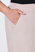 Culotte, pernera ancha, mezcla de lino