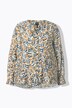 Blouse, met print, tuniekhals, lange mouwen