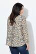 Blouse, met print, tuniekhals, lange mouwen