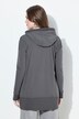 Veste à capuche, manches longues et bords francs