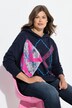 Sweatshirt med lange ærmer og hætte