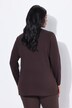 Maglione in maglia fine con collo alto a costine e maniche lunghe