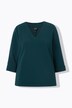 Shirt, struktur, rund halsudskæring, 3/4-ærme